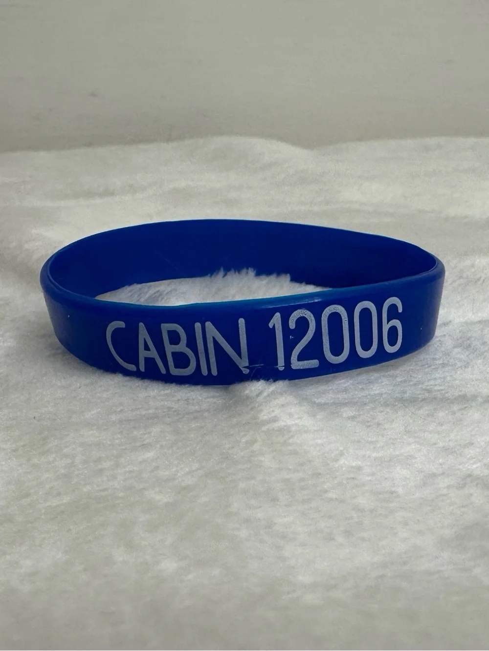 MSC Cruise Ship Cabin 12006 Wristband Rubber Bracelet